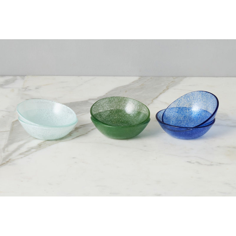 Glass Tasting Bowl, Navy Blue