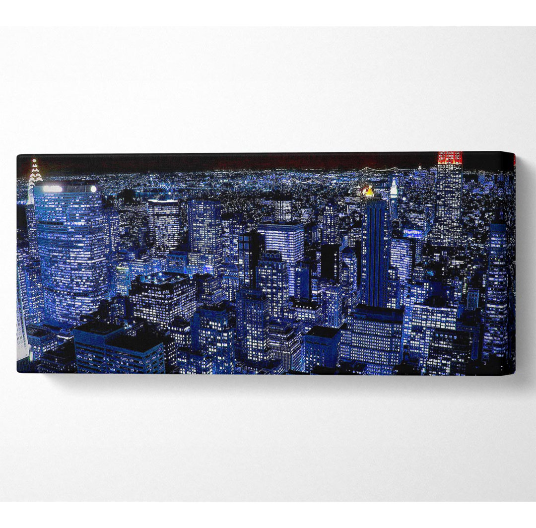 Kunstdruck New York City bei Nacht