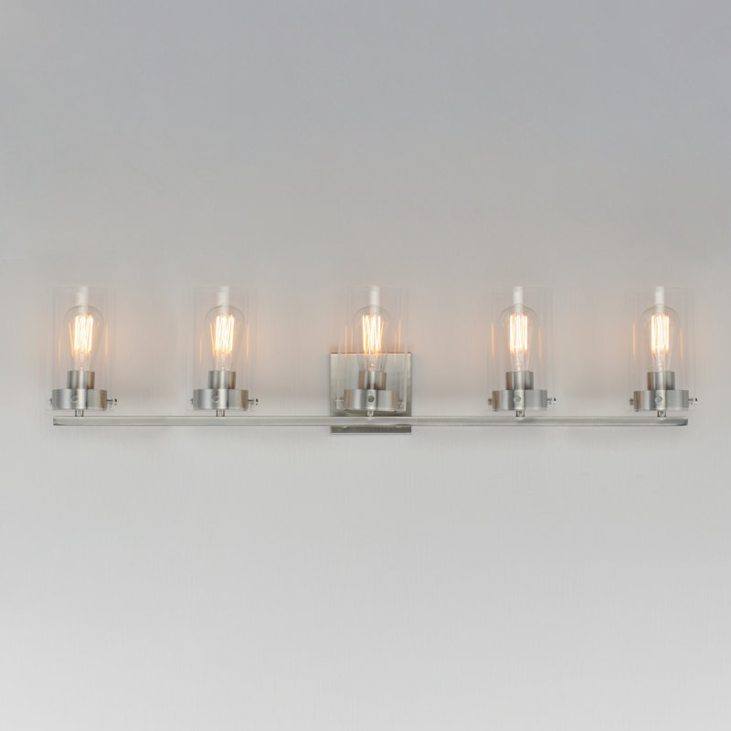 Danyielle 5 - Light Dimmable Vanity Light, Satin Nickel
