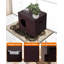 Enceinte pour chat, dépliable, sans assemblage, table pour chat et table de bout, espresso-82850089