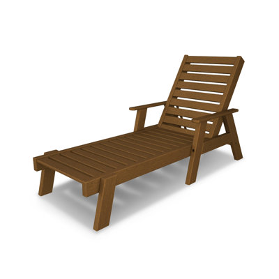 POLYWOOD® Captain 28" Patio Chaise Lounge
