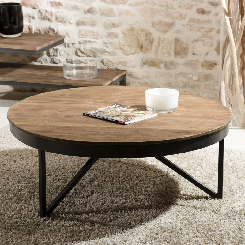 Sandrine Four Leg Coffee Table, 35cm H x 90cm W x 90cm D