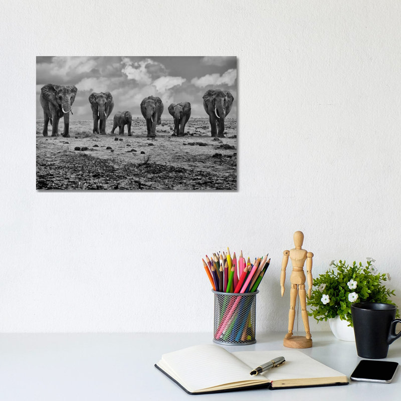 Big Family by Marcel Rebro - Gallery-Wrapped Canvas Giclée on Canvas, 20.32 cm H x 30.48 cm W, Canvas