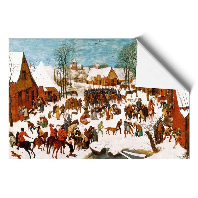 Massacre Of The Innocents by Pieter Bruegel The Elder - No Frame Painting, 42cm H x 59cm W x 0.1cm D
