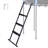 Yescom Universal Fit 43.31'' Metal Ladder