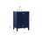 Selma 24'' Single Bathroom Vanity with Engineered Marble Top-1309134709