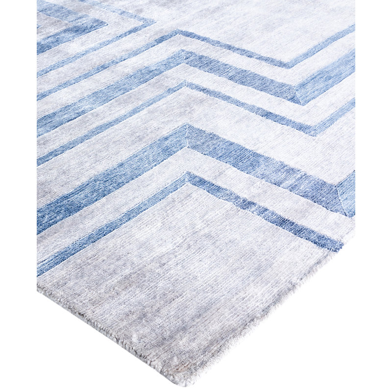 Overdyed One-of-a-Kind Rectangle 8'3" X 10'4" Hand Knotted Area Rug
