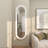 Adalaide Oval Wood Wall Mirror-651945552