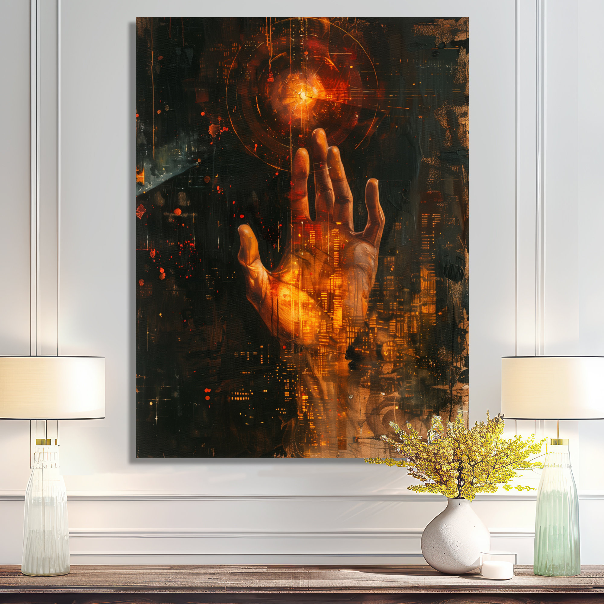 Wrought Studio™ Religious Hand Of Jesus - Christianism Wall Art Print ...