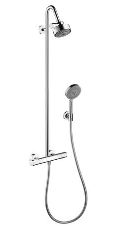 Citterio M Volume Control Shower Pipe, Chrome