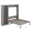 Lit escamotable mural avec tablettes Murphy-606667207