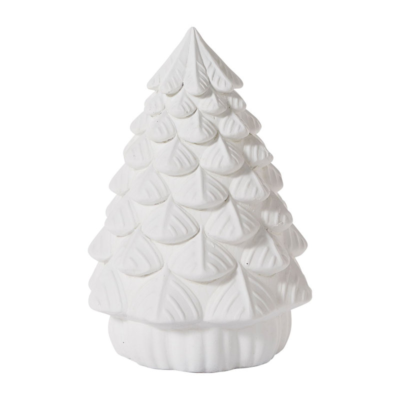 Joyeux petit arbre de Noël, H 12 po x l 8,5 po x P 6,5 po