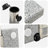  Wheeled Parasol Base With Handle Gray Granite 64 Lbs Square
