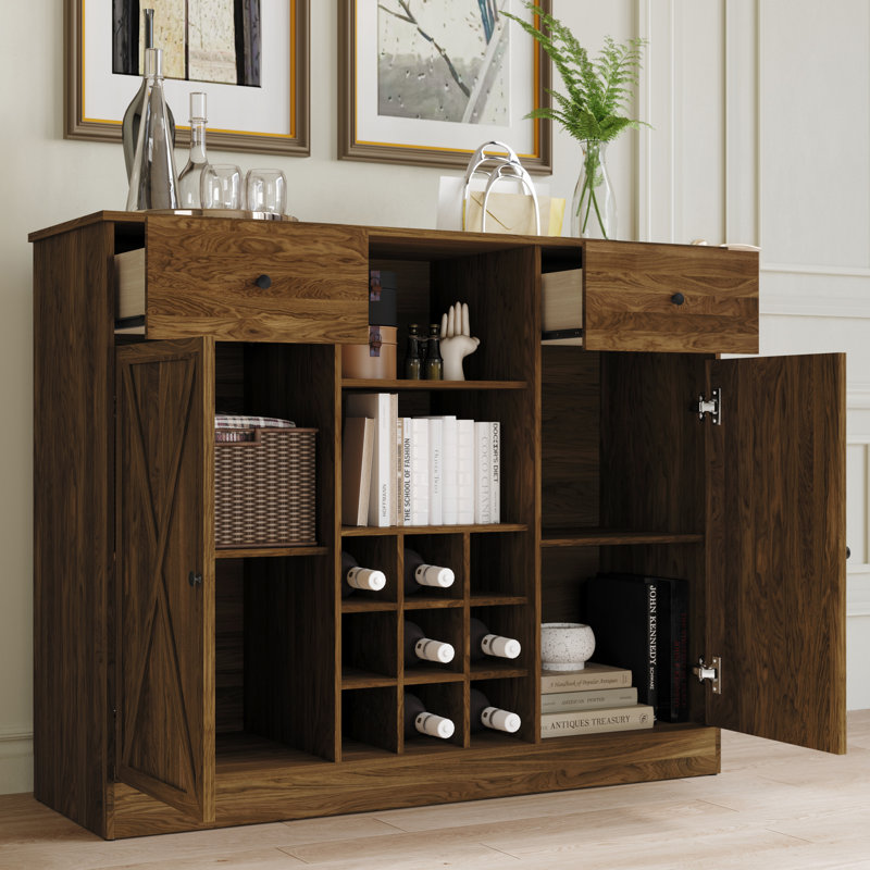 Sideboard In Natural Oak, Brown