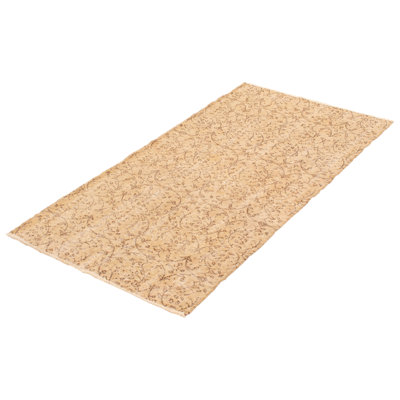 Natania One-of-a-Kind 3'6" X 6'5" 2000s Wool Area Rug in Khaki