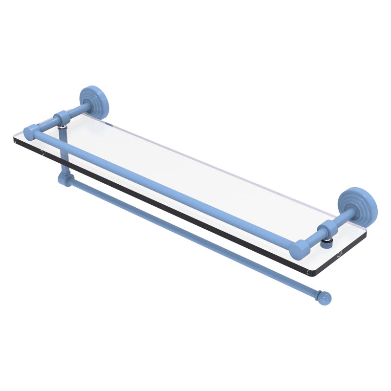 Porte-serviettes en papier Walburga Place Collection, H 5 po x l 22 po x P 5 po, Bleu troll plat