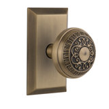 Studio Plate with Egg & Dart Door Knob
