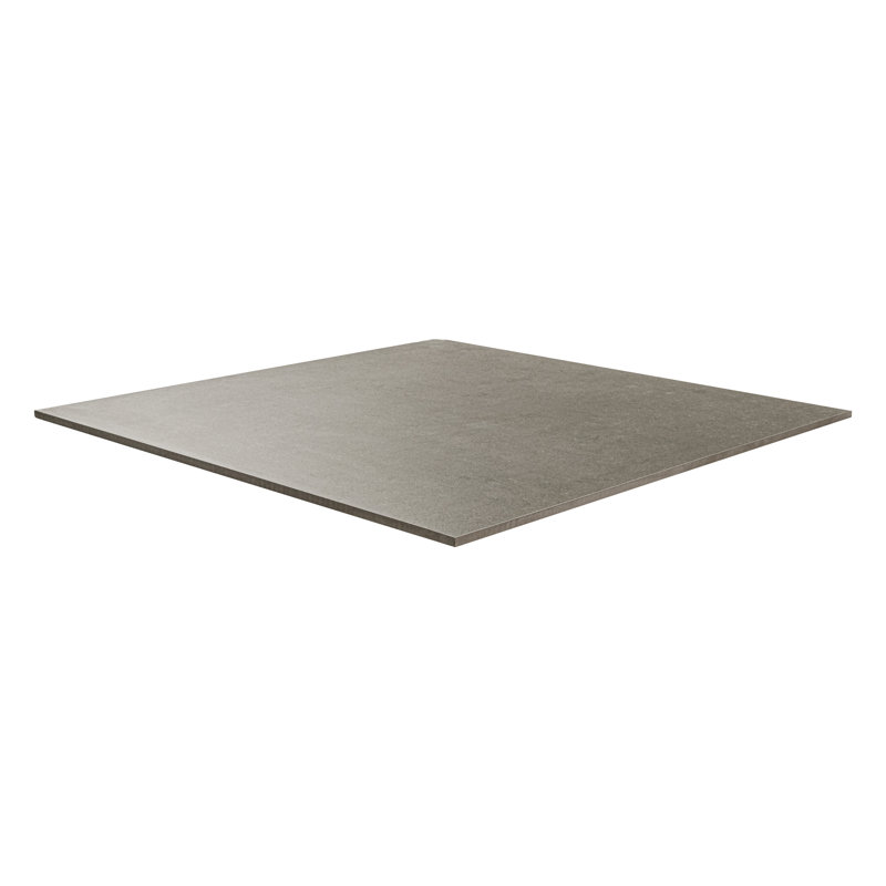 Betonica 24 in. x 24 in. Matte Porcelain Concrete Look Floor and Wall Tile, Steel