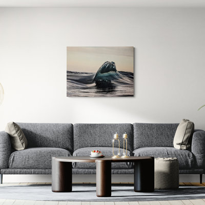 «Rising Wave», reproduction d'art sur toile tendue