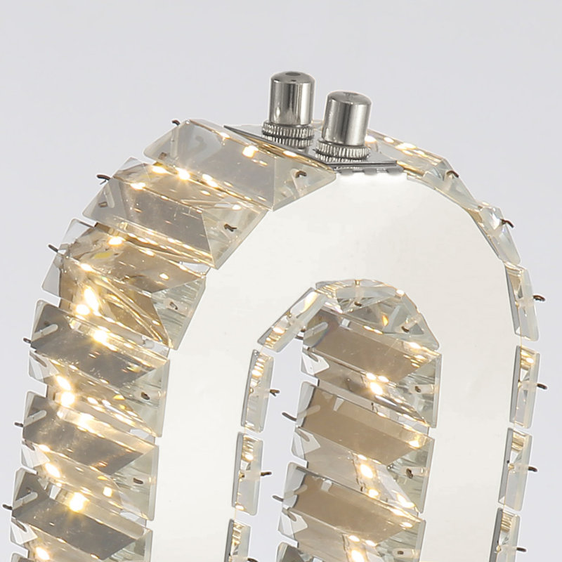 Lustre moderne à DEL, 10 lumières, Argent