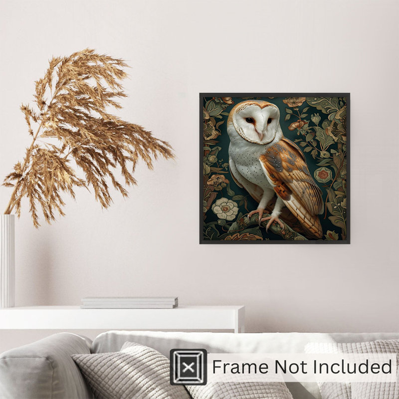 Animaux, animaux, William Morris Owl, H 10 po x l 10 po
