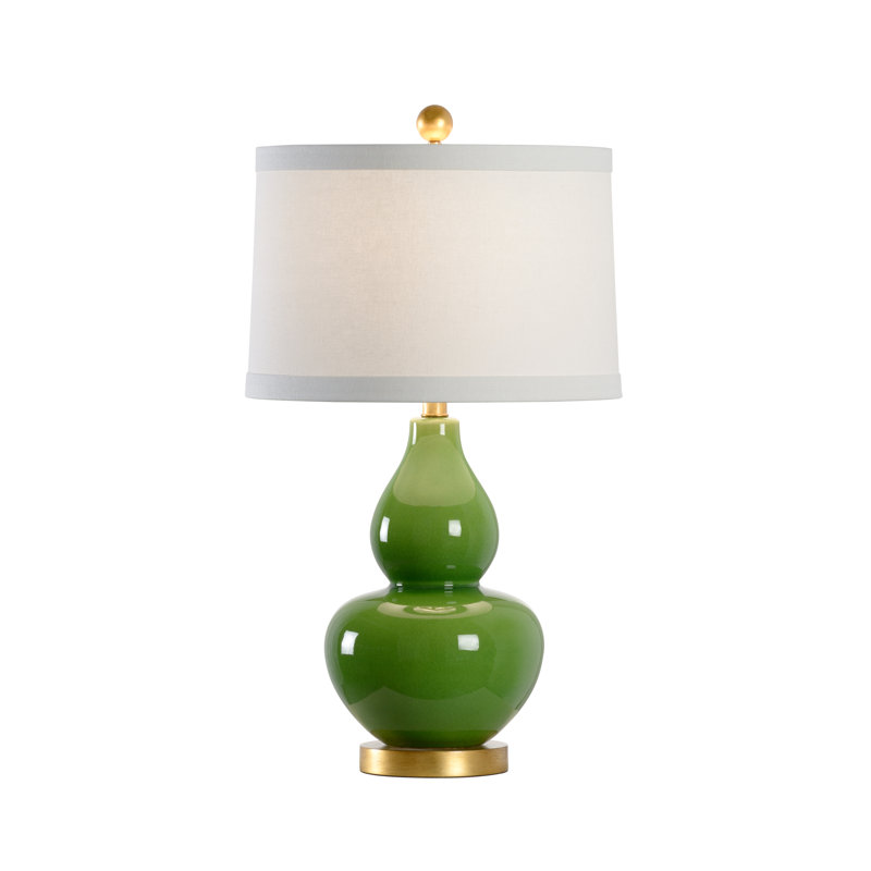 Lampe de chevet 27 po Gourd, Vert