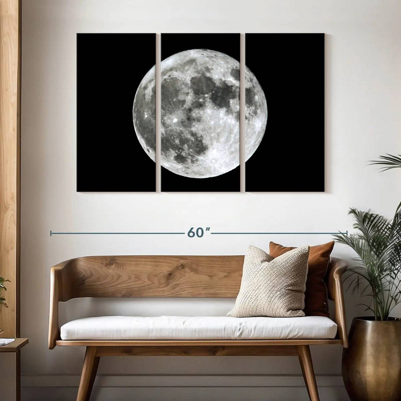 Oberle The Moon, 32" H x 50" W