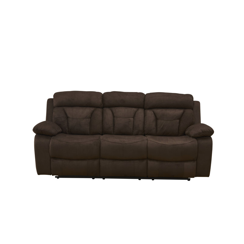 Contrast 87'' Upholstered Reclining Sofa