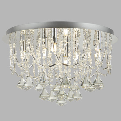 Jarrett Crystal Flush Mount