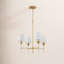 Iron 4-Light Chandelier-88374743