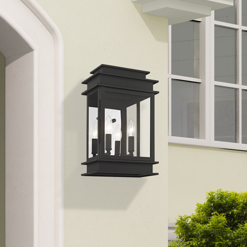 Cortana Wall Light, Black, 15.25" H x 9.5" W x 5.75" D