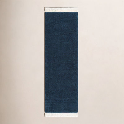 Clio Hand-Woven Blue Rug