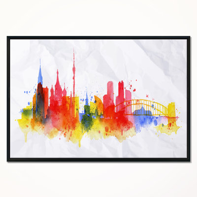 " Moscow Skyline " Painting Print