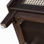 Banc d'entrée en rotin avec rangement Boho