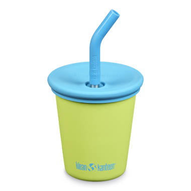 NAOFU 16oz. Plastic Water Bottle Straw