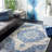 Arvillia 802 Area Rug In Ivory / Navy-923007268