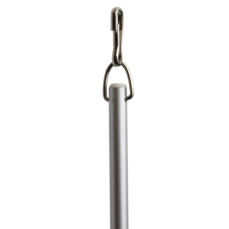 Accessoire de quincaillerie pour rideaux en fibre de verre argent Boutin, H 36 po x l 0,25 po x P 0,25 po