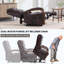 Fauteuil inclinable électrique Power Leatheraire Lift-193008502