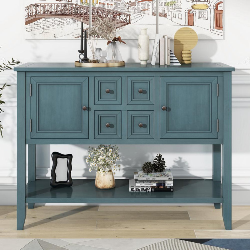 Table de rangement Elegant, Dark Blue, Dark Blue, Dark Blue