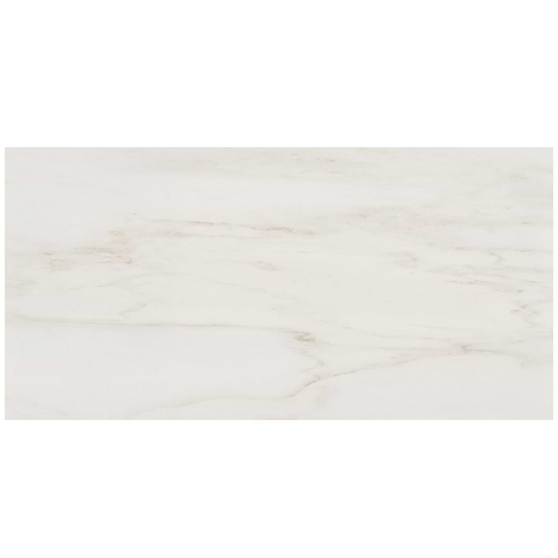 Dreamstone 12X24 Polished Porcelain Tile, Dolomite Snow Polished