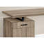 U-Shaped Armoire Desk