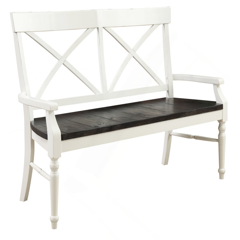 Banc Mountina brun et blanc