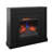 Galenna 42.75'' W Black Electric Fireplace & Mantel Package with 4600 BTU