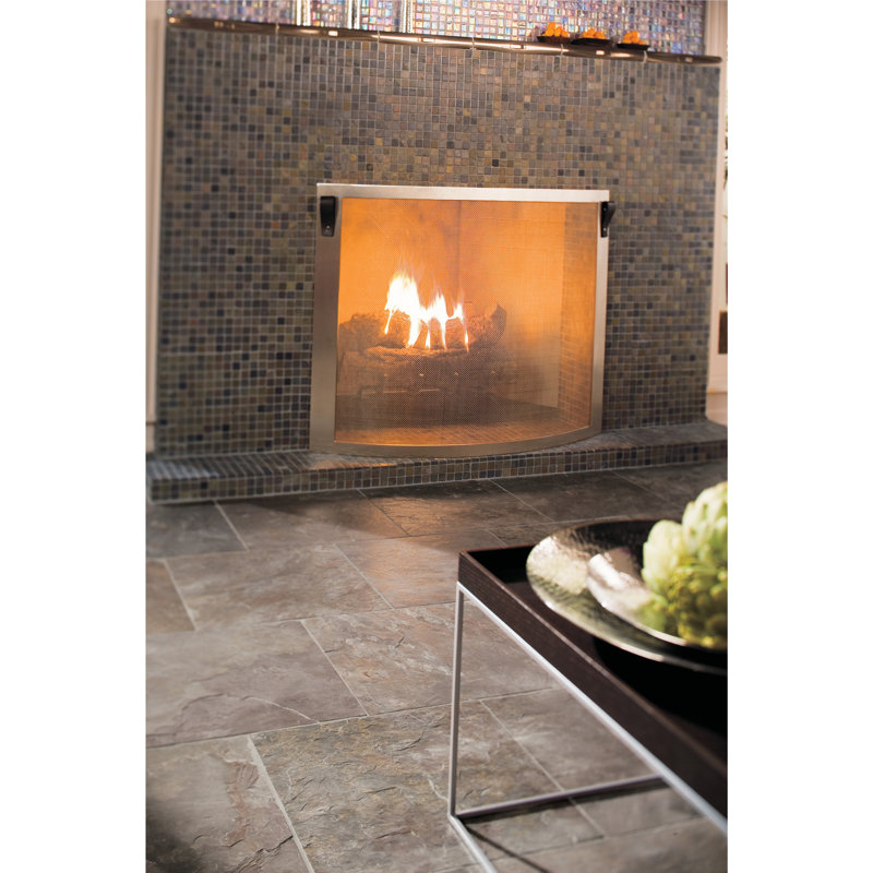 Daltile Natural Stone Slate Collection 16" x 16" Floor & Wall Tile (6 PCS Per Carton) (10.68 SQFT Per Carton), Beige
