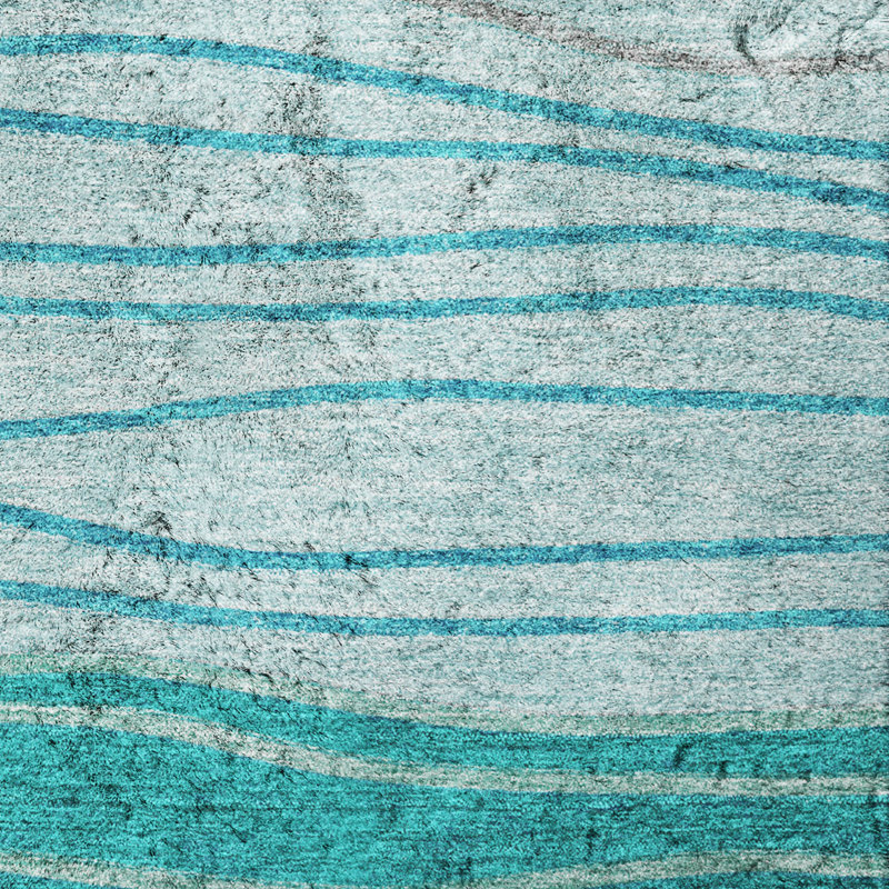 Striped Indoor Rug, Sky, 2'6" x 3'10"
