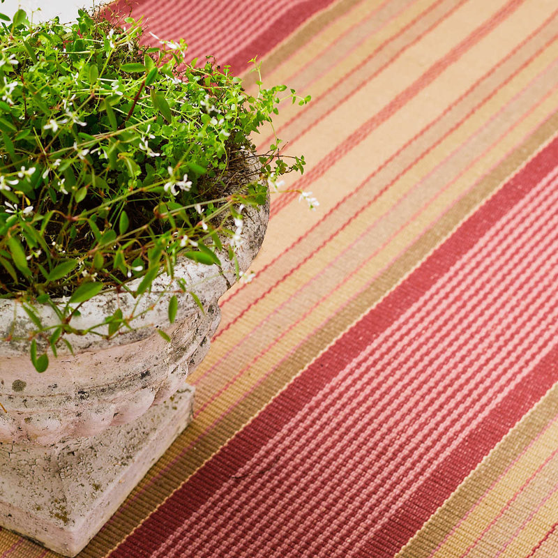 Framboise Handwoven Cotton Rug, Rectangle 4' x 6'