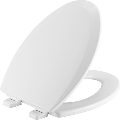 Siège de toilette allongé en bois
