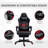 Vinsetto Racing Gaming Chair Diamond PU Leather Office Gamer Chair High Back Swivel Recliner With Footrest-666963313