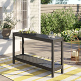 Carey Rectangular Mahogany Outdoor Buffet & Console Table