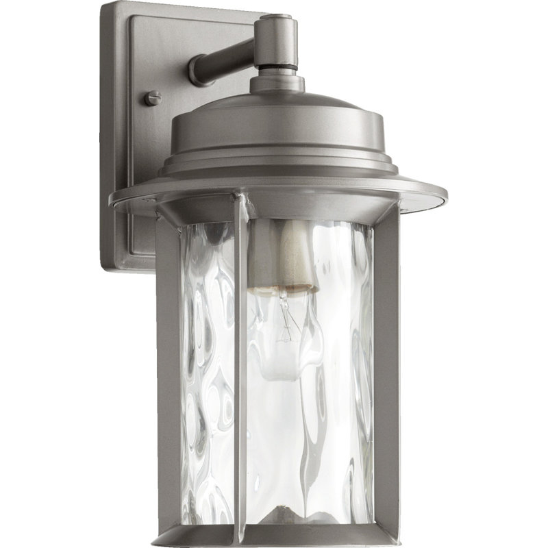 German Aluminum Wall Light, 15.5" H x 9.5" W x 13" D
